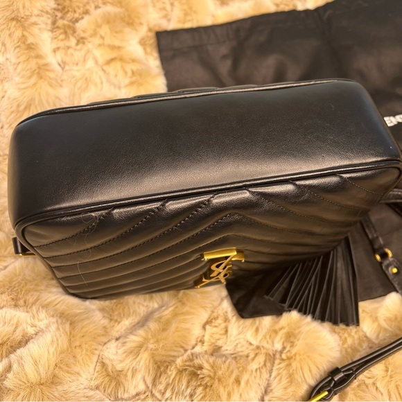 Saint Laurent Lou Medium Camera Monogram YSL Calf Crossbody Bag - Picture 8 of 16